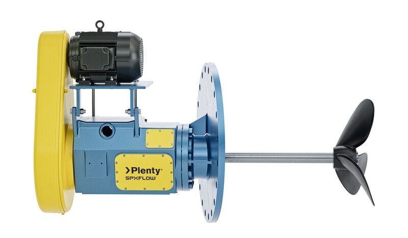 TM & STM Series Belt Drive Heavy-Duty Side-Entry Mixers